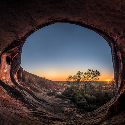 Kalgoorlie scenic view from Cave